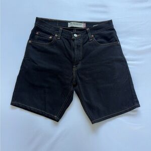Levi's Black Denim Shorts Jorts